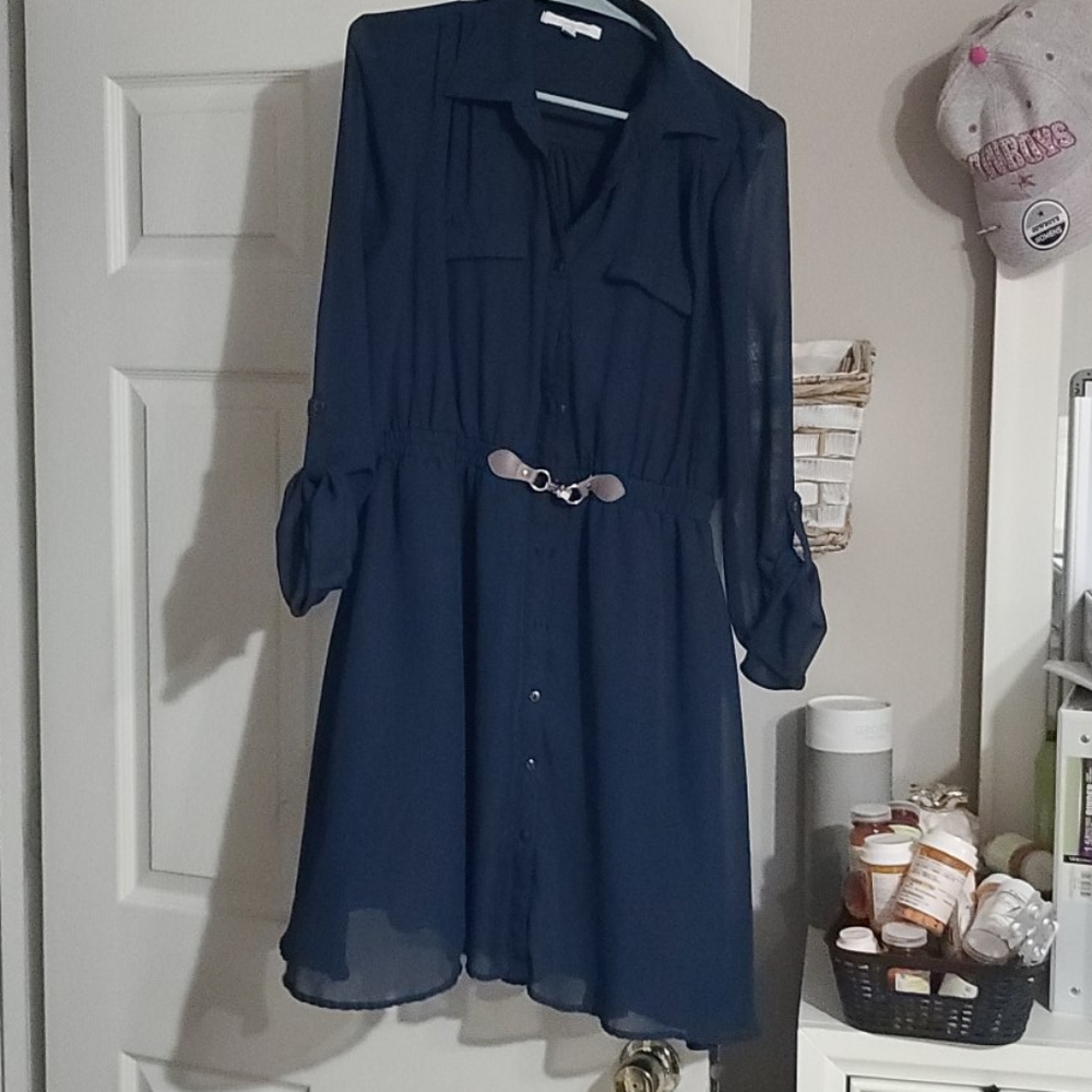 Blue dress